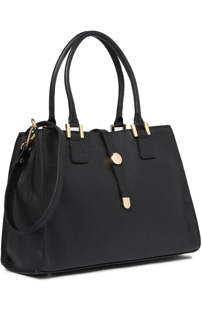 RENATA CORSI Leather Tote, Main, color,