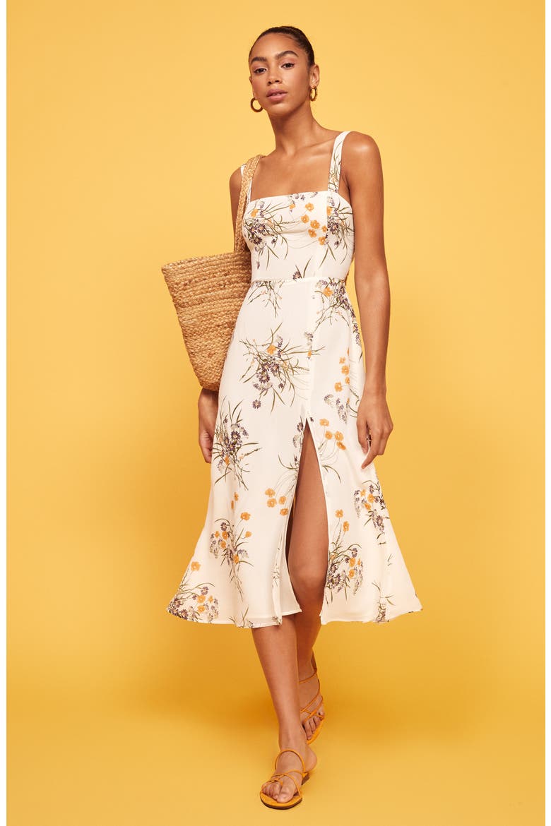 Nectarine Midi Sundress, Alternate, color, PRINCESS