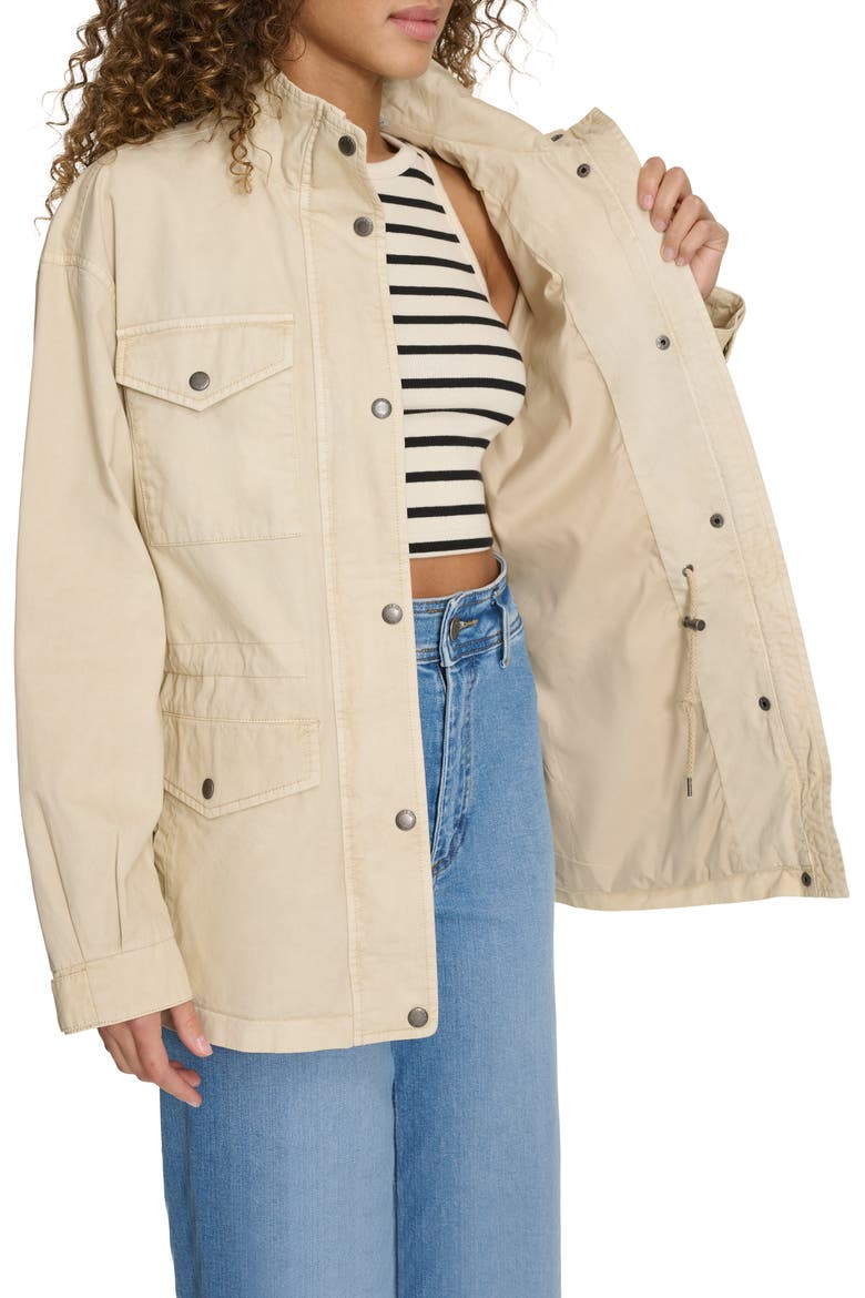 Cotton Utility Jacket, Alternate, color, OATMEAL