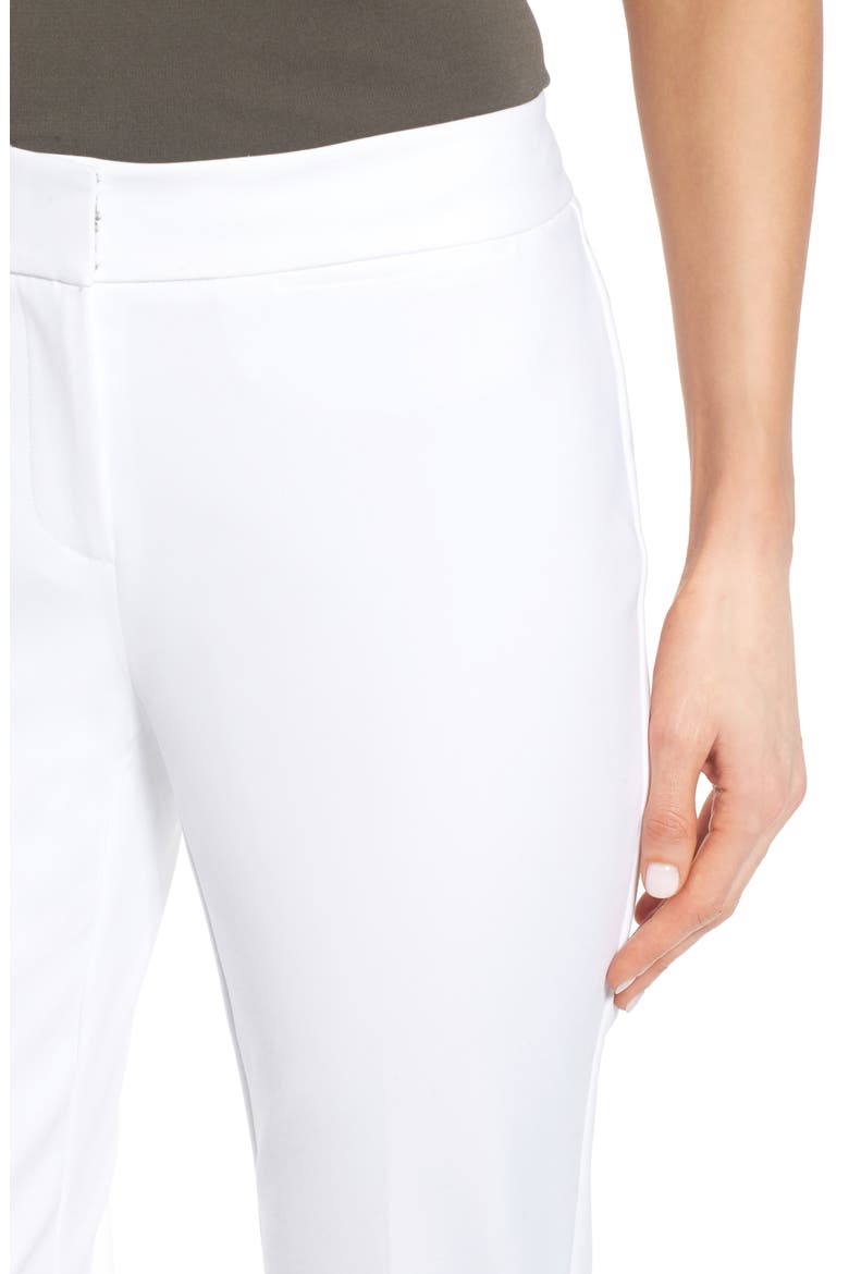 'Veloria' Slim Ankle Pants, Alternate, color, WHITE
