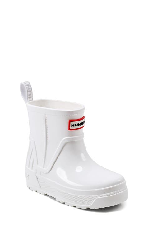 Kids white boots best sale