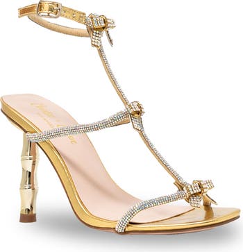 Rhinestone Strap Sandal