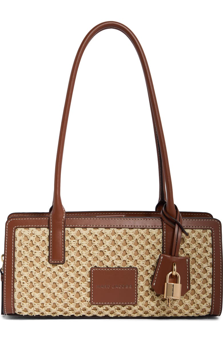 Marc Jacobs Woven Satchel Shoulder Bag, Main, color, Natural