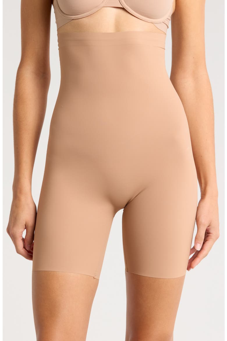 Maxi Sexy High-Bermuda Shaping Shorts, Alternate, color, MOCHA