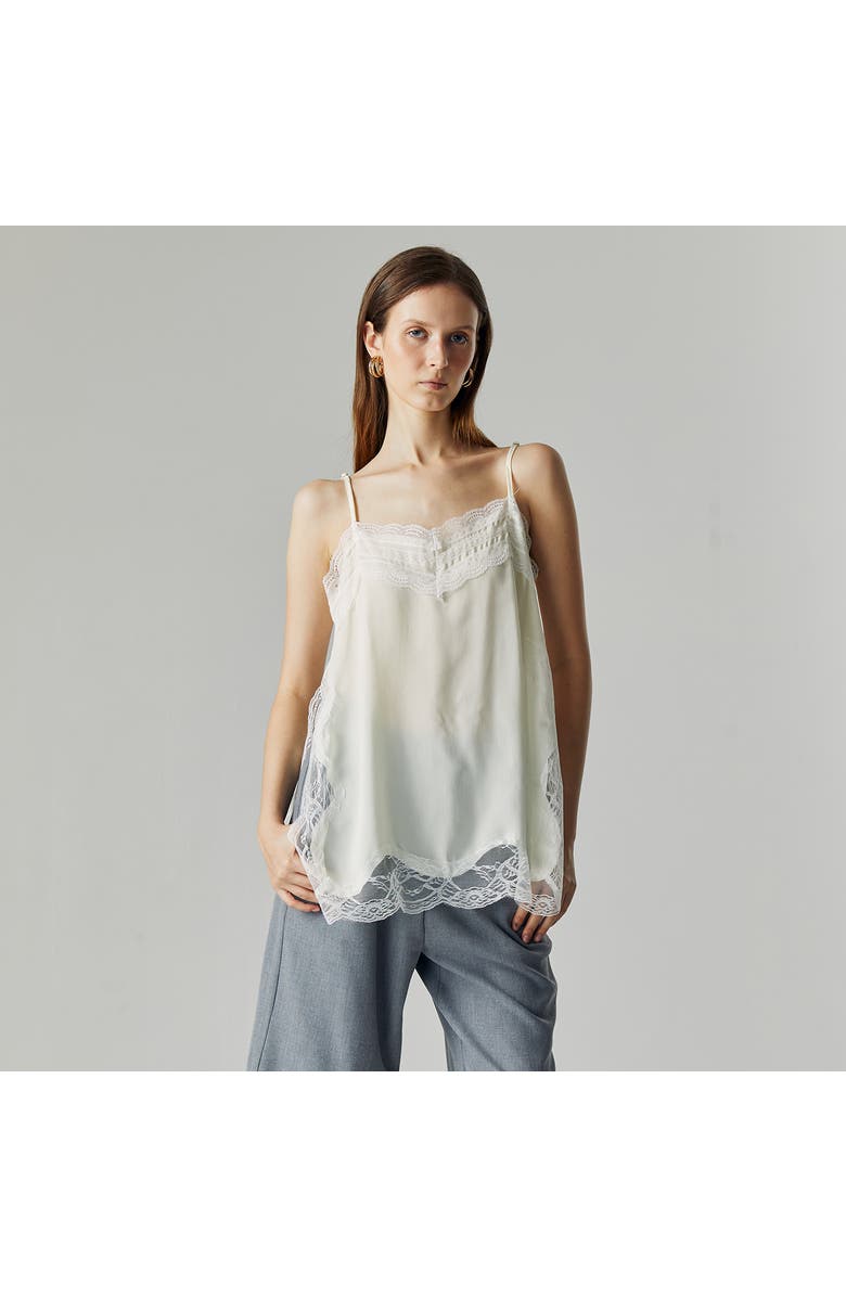 ATS Thea Lace Camisole Top, Alternate, color, Broken White