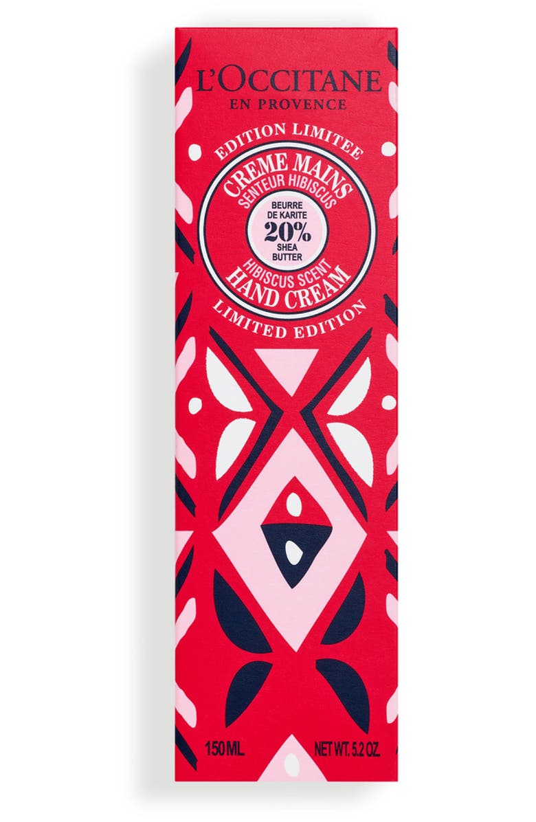 L'Occitane Shea Butter Hibiscus Hand Cream, Alternate, color,