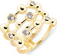Covet CZ Faux Stack Ring
