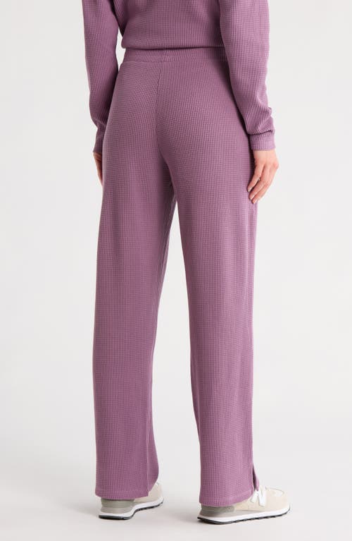 Z By Zella Reset Waffle Stitch Pants In Purple