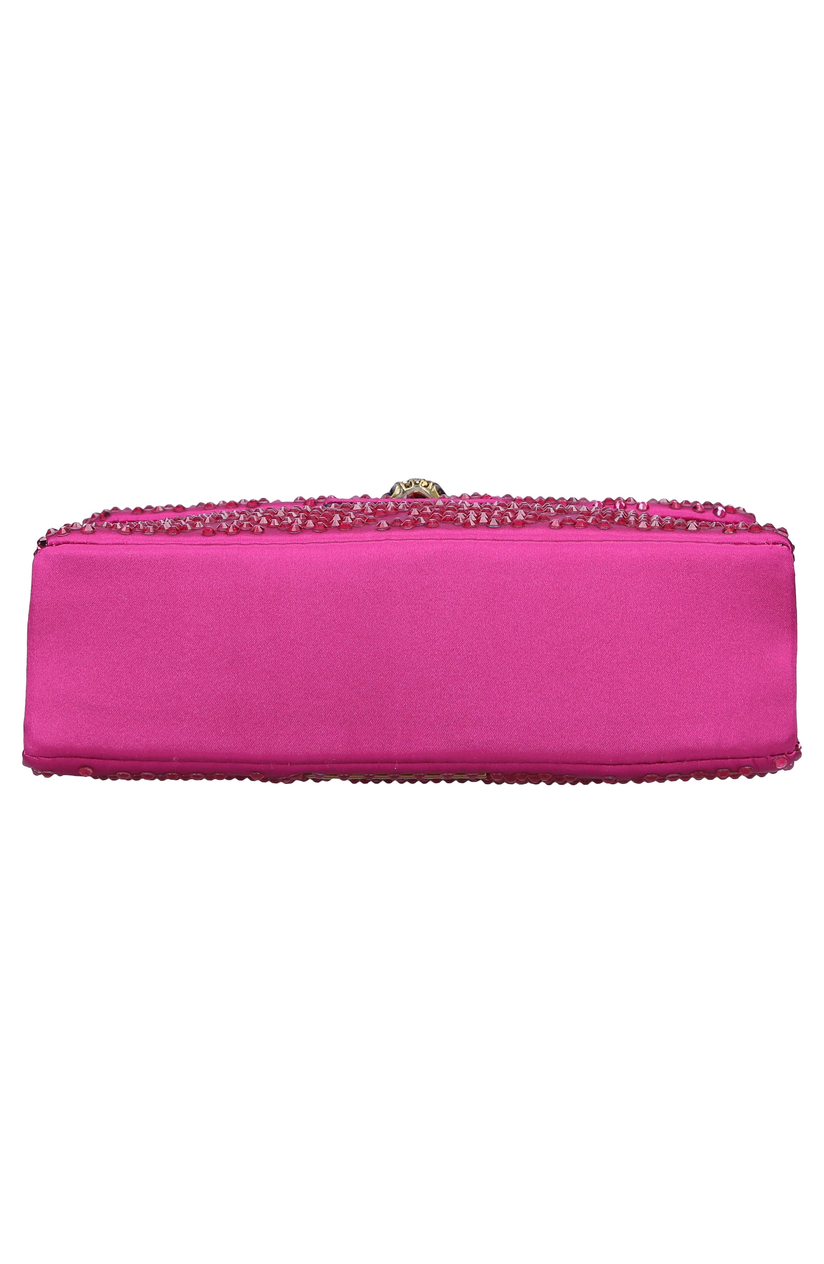 Kurt Geiger London Mini Kensington Embellished Fabric Convertible Crossbody Bag, Alternate, color, 