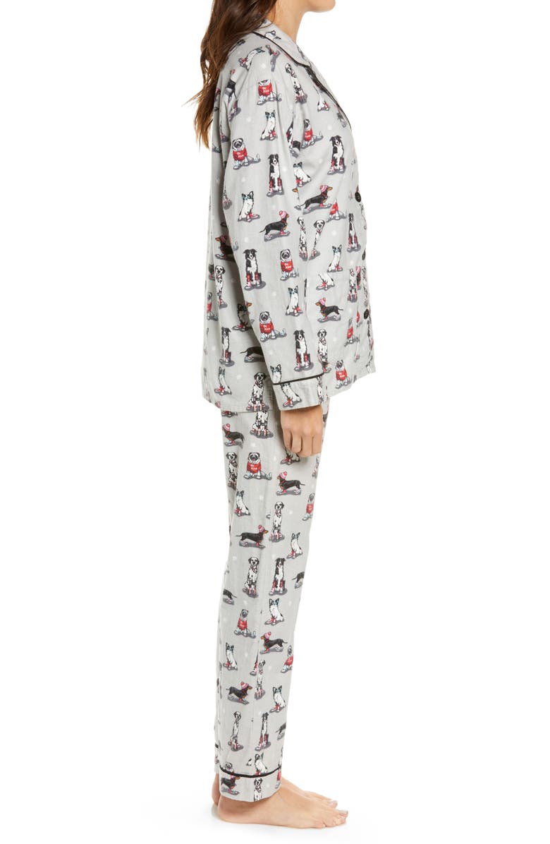 PJ Salvage Flannel Pajamas with Headband, Alternate, color,