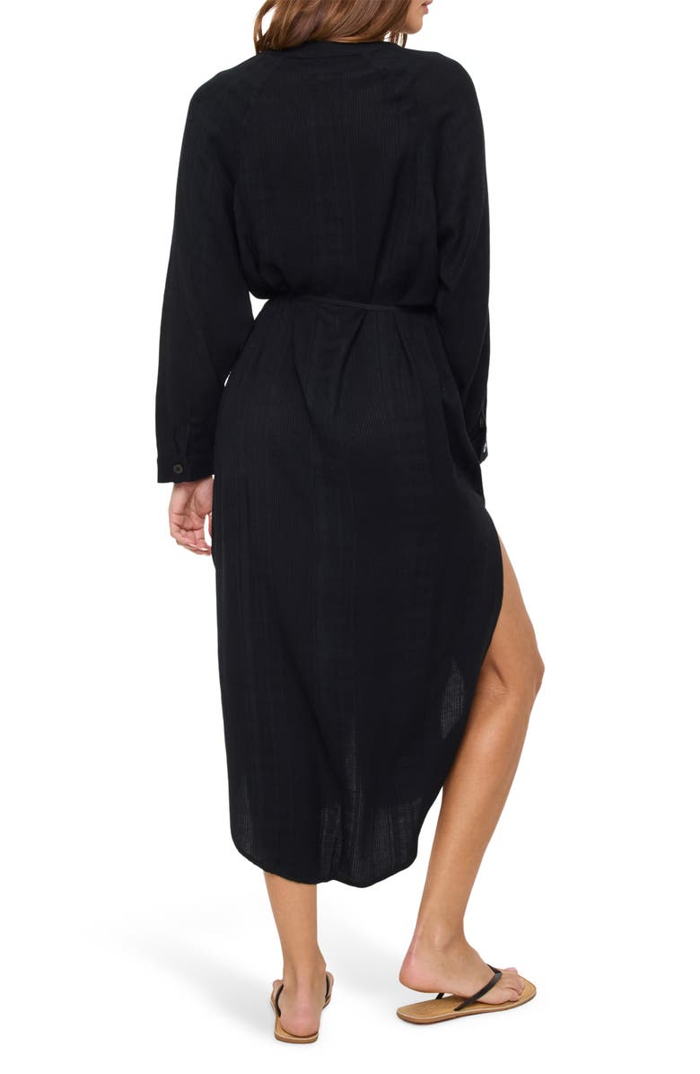 LSPACE Yoli Long Sleeve Cover-Up Shirtdress, Alternate, color,