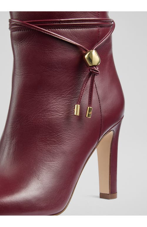 Lk Bennett Loretta Knee High Boot In Burgundy