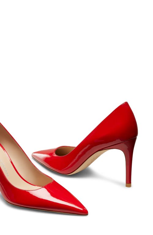 Stuart Weitzman Stuart Power 85 Pump In Red
