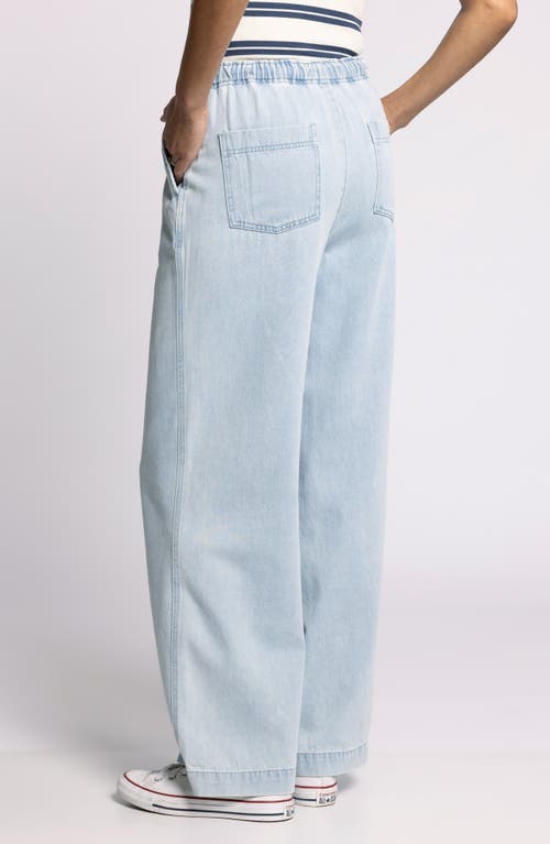 Thread & Supply Norman Denim Drawstring Pants In Blue