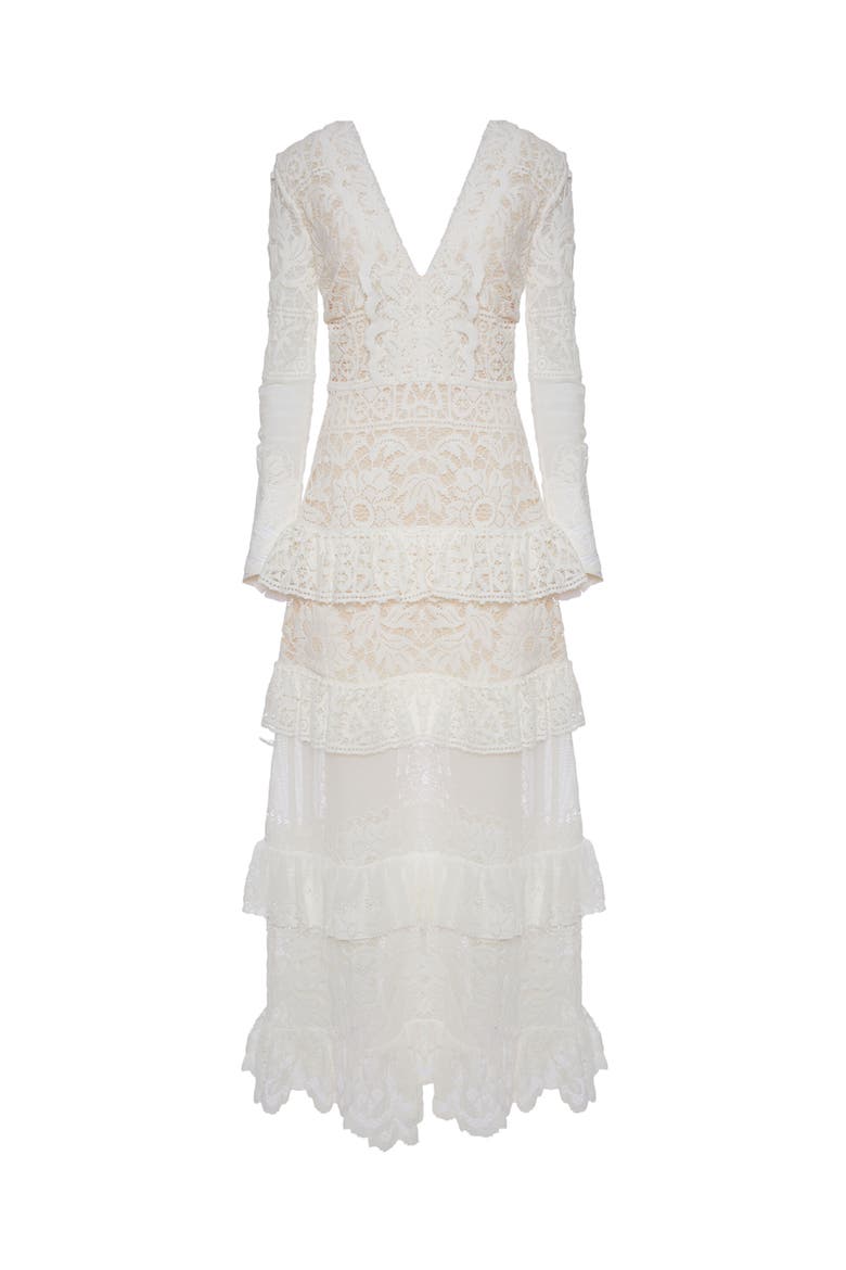 Footloose Lacey Dress, Alternate, color, Solid White