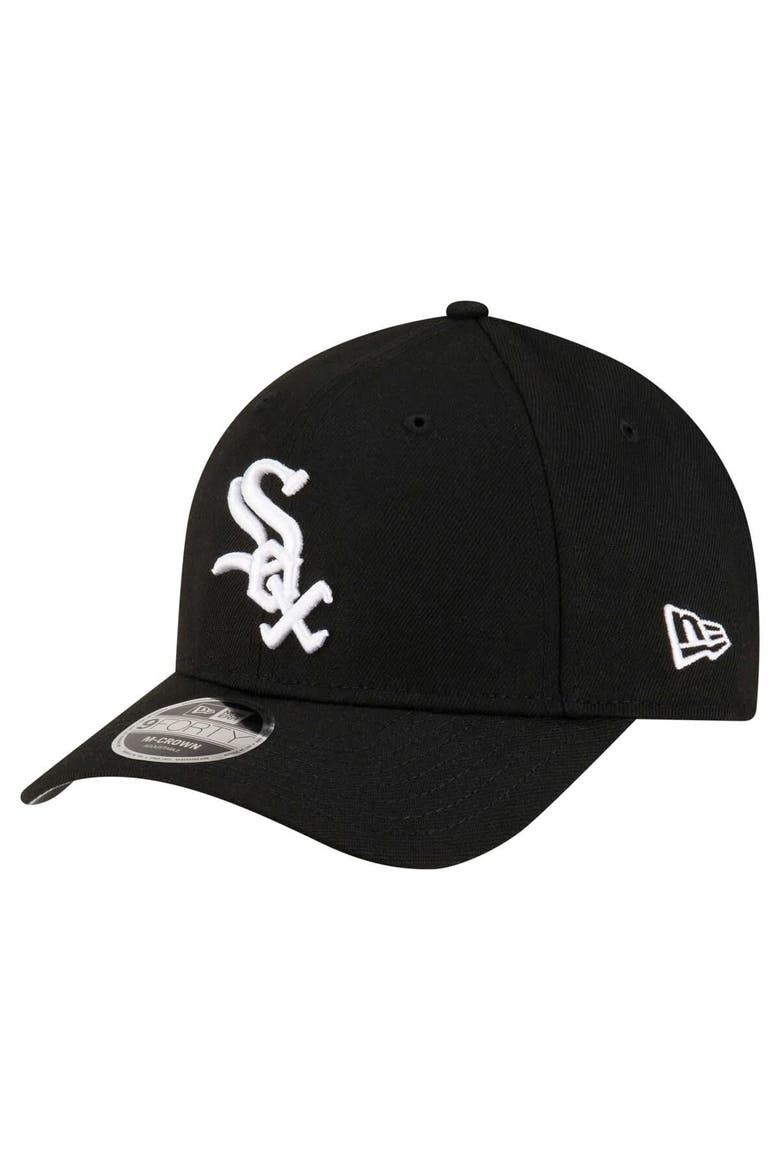Men's New Era  Black Chicago White Sox Player Replica 9FORTY Adjustable Hat, Main, color, Black