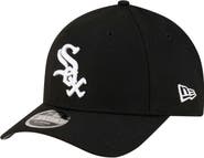 New Era Men's New Era Black Chicago White Sox Player Replica 9FORTY Adjustable Hat