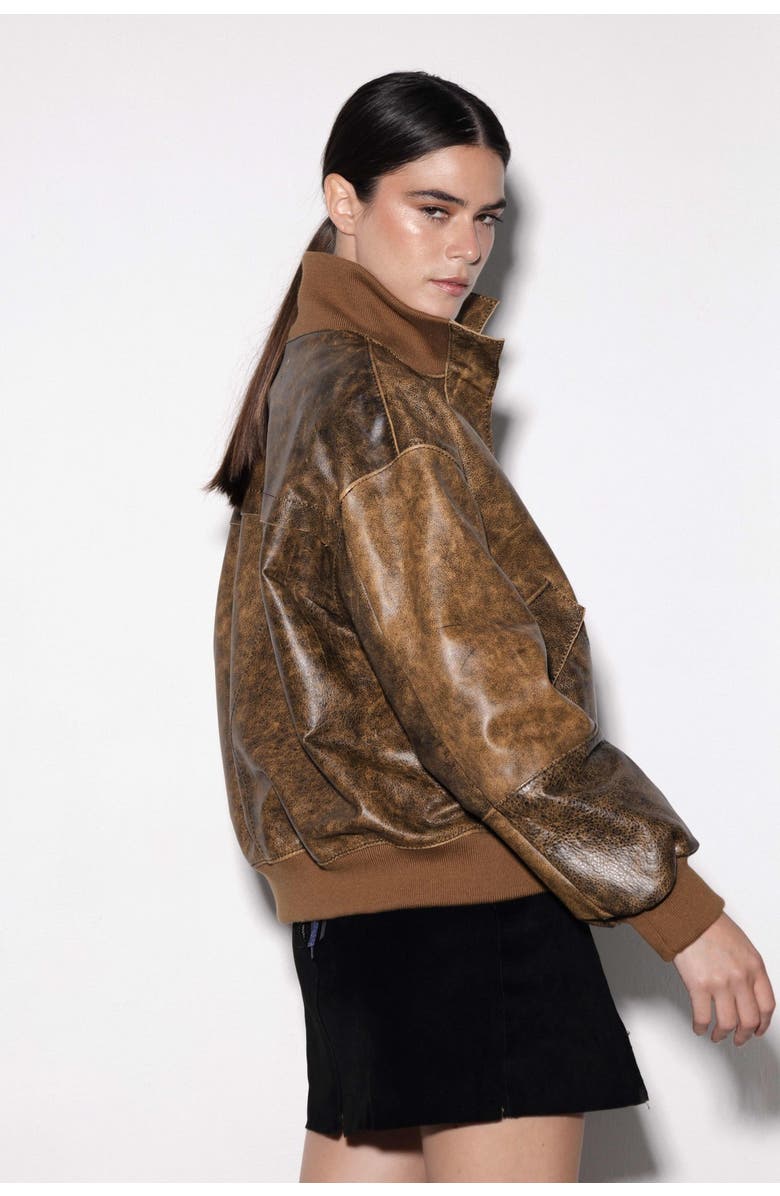 Babila - Slow Fashion Natura Vintage Leather Jacket, Alternate, color, Vintage