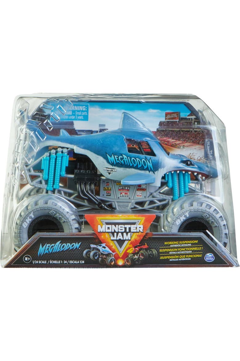 Megalodon Die Cast Vehicle, Main, color, Blue #3