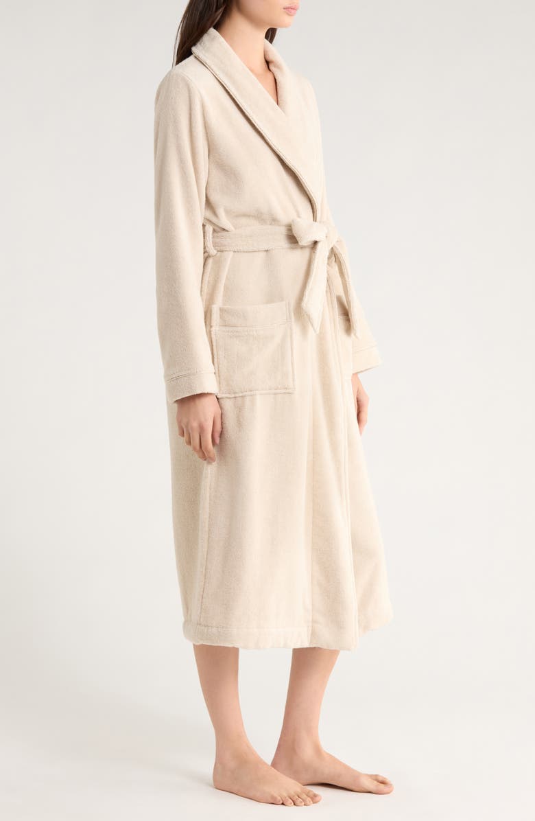 Nordstrom Hydro Cotton Terry Robe, Alternate, color, Grey Moonbeam