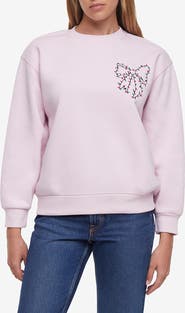 Wildfox Charlie Christmas Bow Sweatshirt