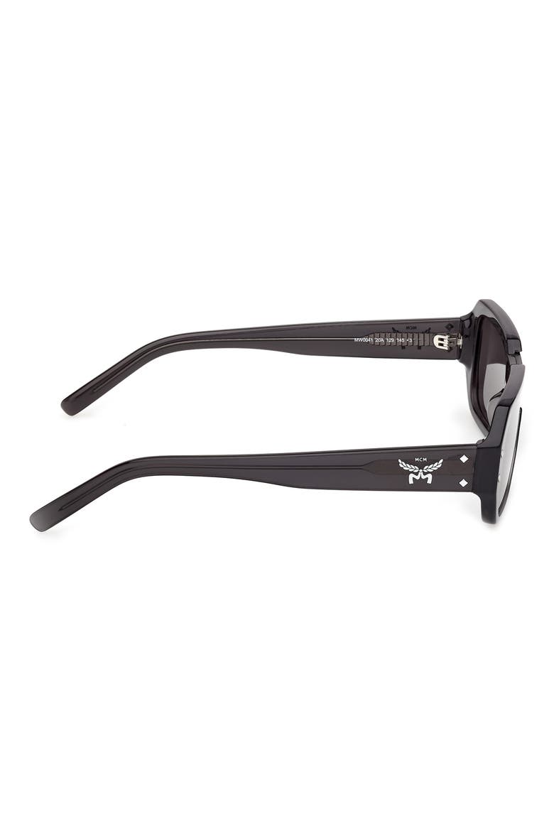 Geometric Sunglasses, Alternate, color, GREY / PALLADIUM / SHINY SMOKE