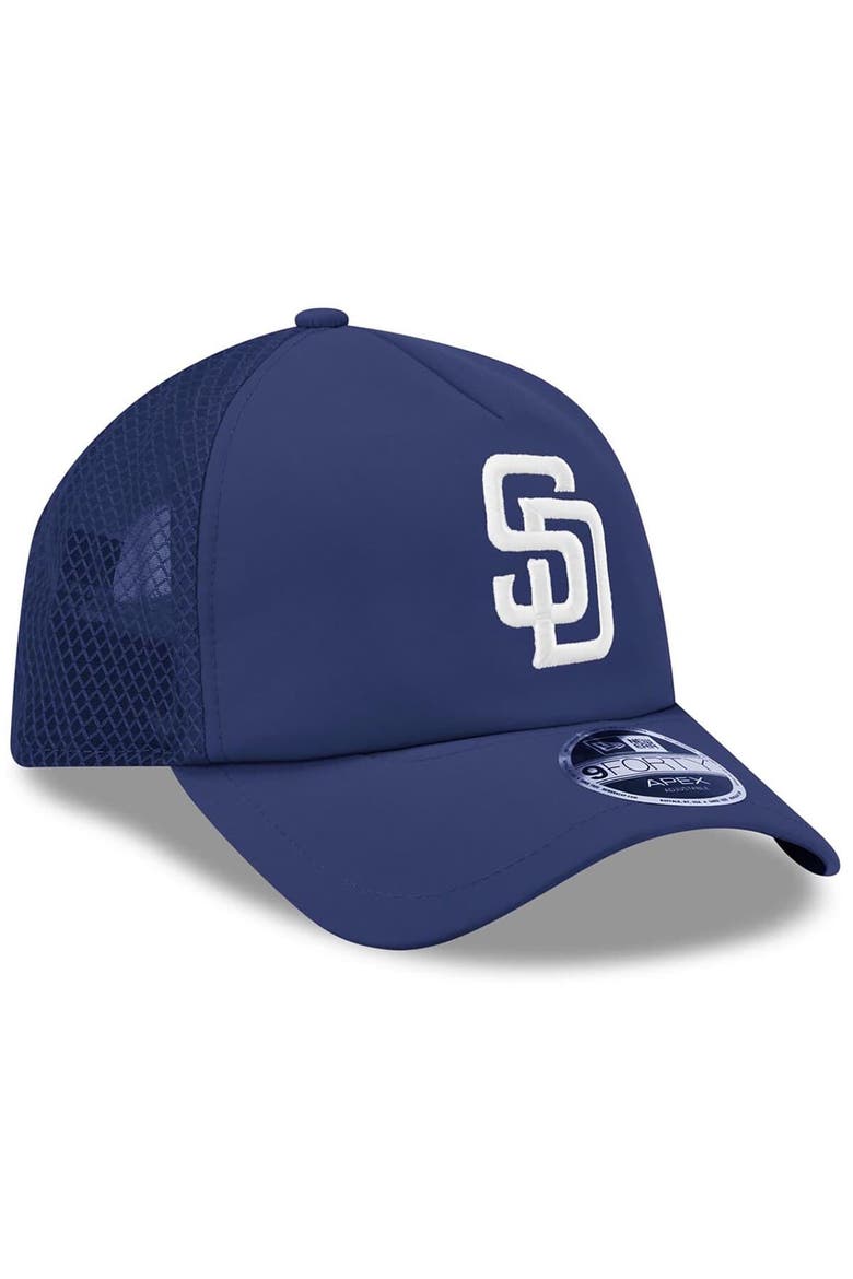 Men's New Era Navy San Diego Padres 2026 Batting Practice Alternate Apex 9FORTY Adjustable Hat, Alternate, color, Navy