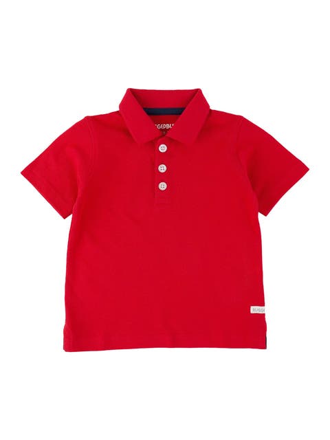Toddler Boys Pique Short Sleeve Polo Shirt