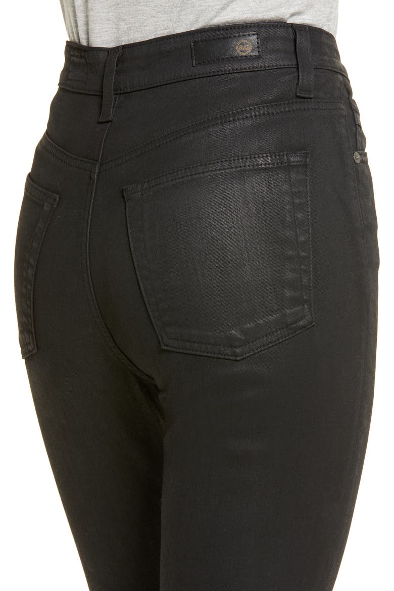 Alexxis Coated Slim Straight Leg Jeans, Alternate, color, LTT LQ SUPER BL
