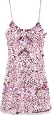 LoveShackFancy Kids' Liria Sequin Embellished Dress