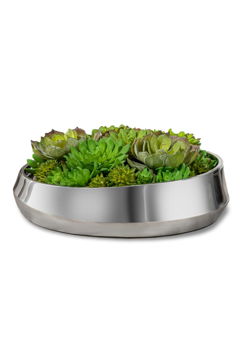 Symphony Low Bowl, Alternate, color, SILVER