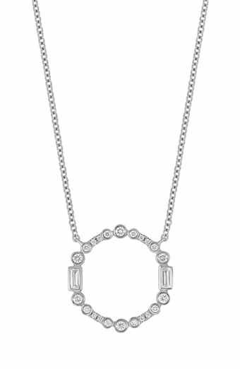 18k Gold Gatsby Diamond Pendant Necklace