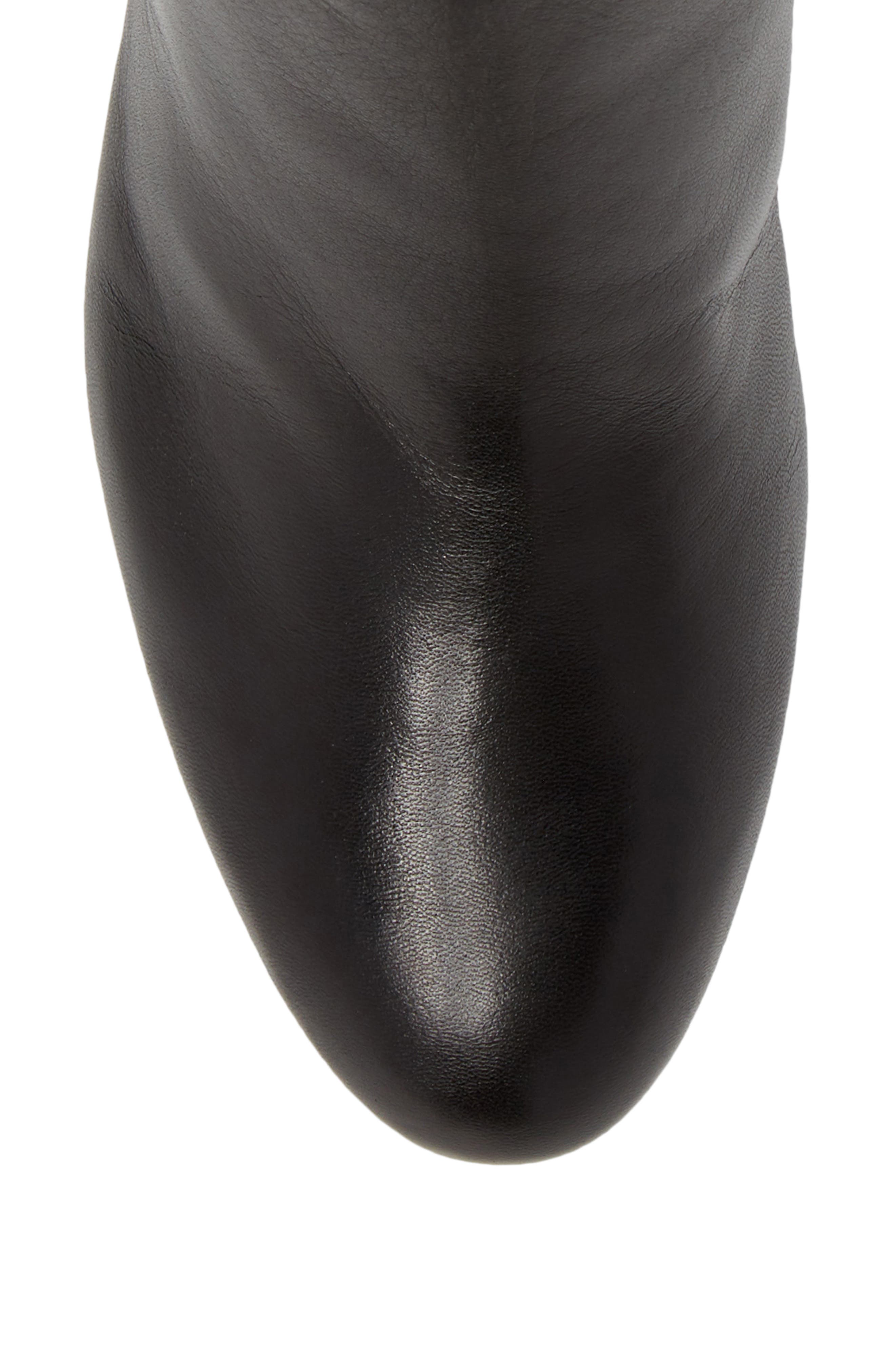 Block Heel Bootie, Alternate, color, BLACK LEATHER