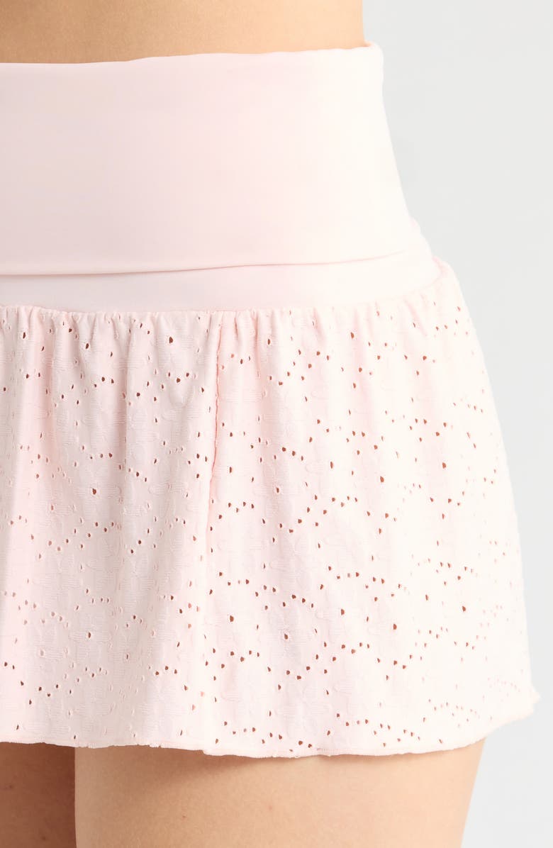 PacSun Sakura Foldover Miniskirt, Alternate, color, Pink Dogwood