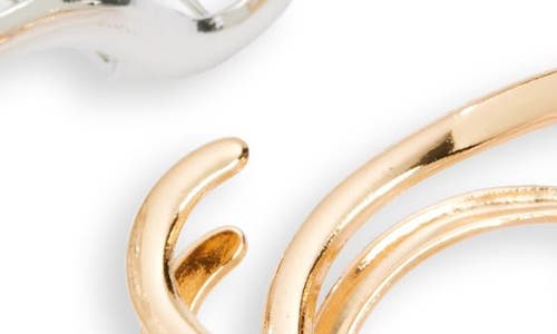 Tasha Assorted 2-pack Claw Clips In Gold Silver