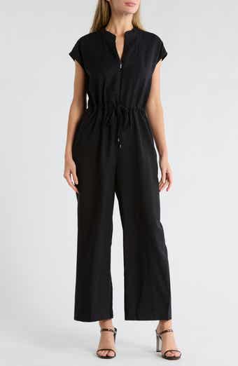 Ellen Tracy Crinkle Jumpsuit