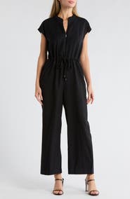 Ellen Tracy Crinkle Jumpsuit
