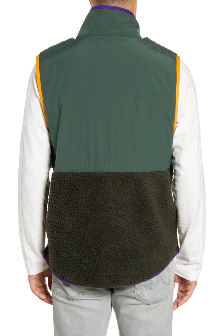 Sportswear Fleece Vest, Alternate, color, GALACTIC JADE/ SEQUOIA