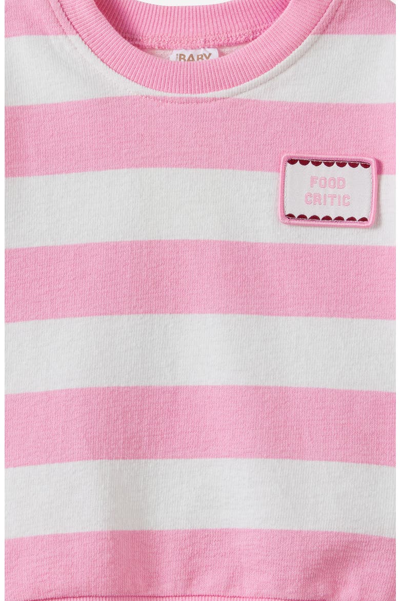 Tyla Knit Sweatshirt, Alternate, color, Strawberry Milk Vanilla