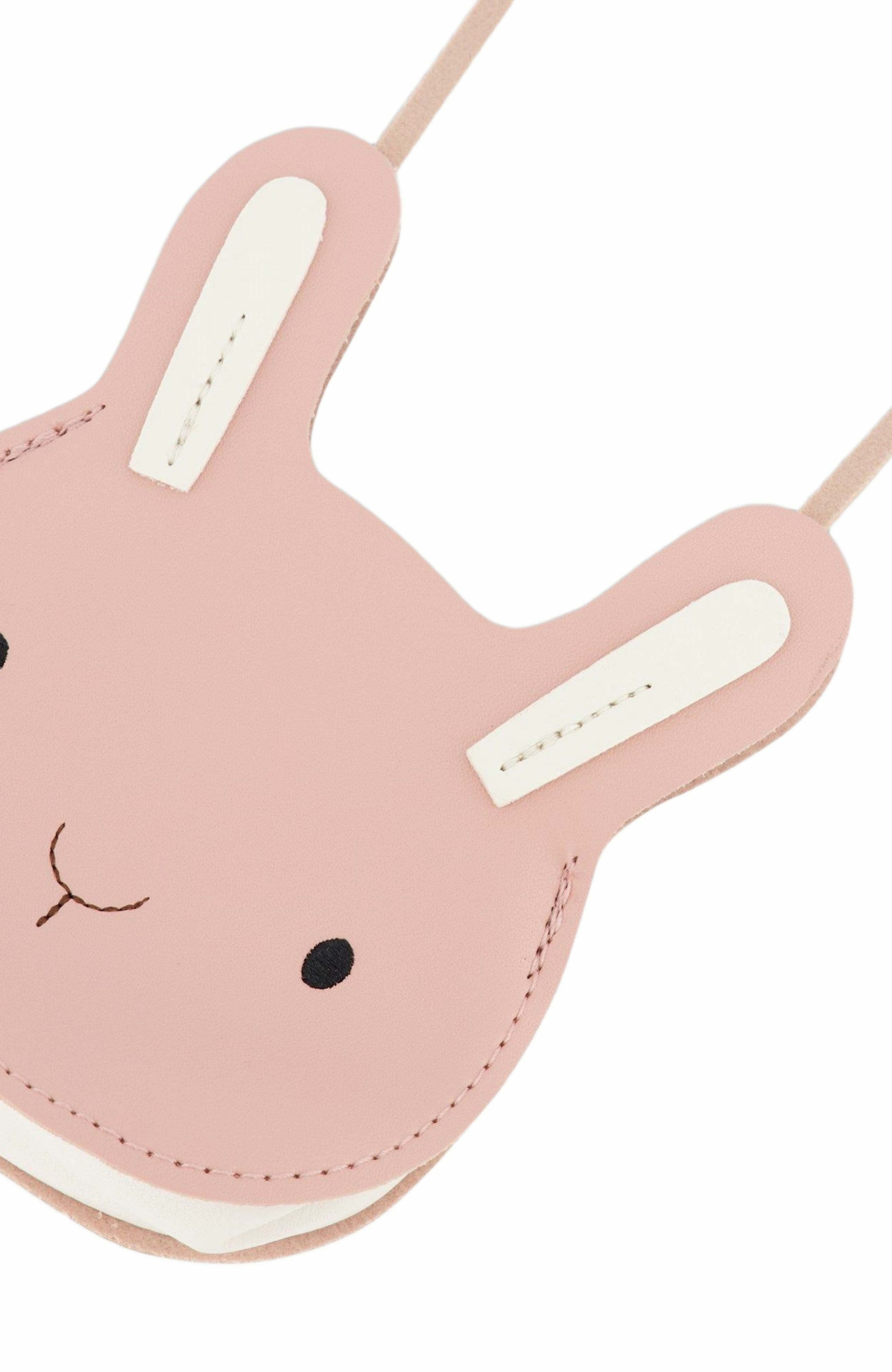 Deux par Deux Girl's Rabbit Crossbody Bag Soft Pink, Alternate, color, 