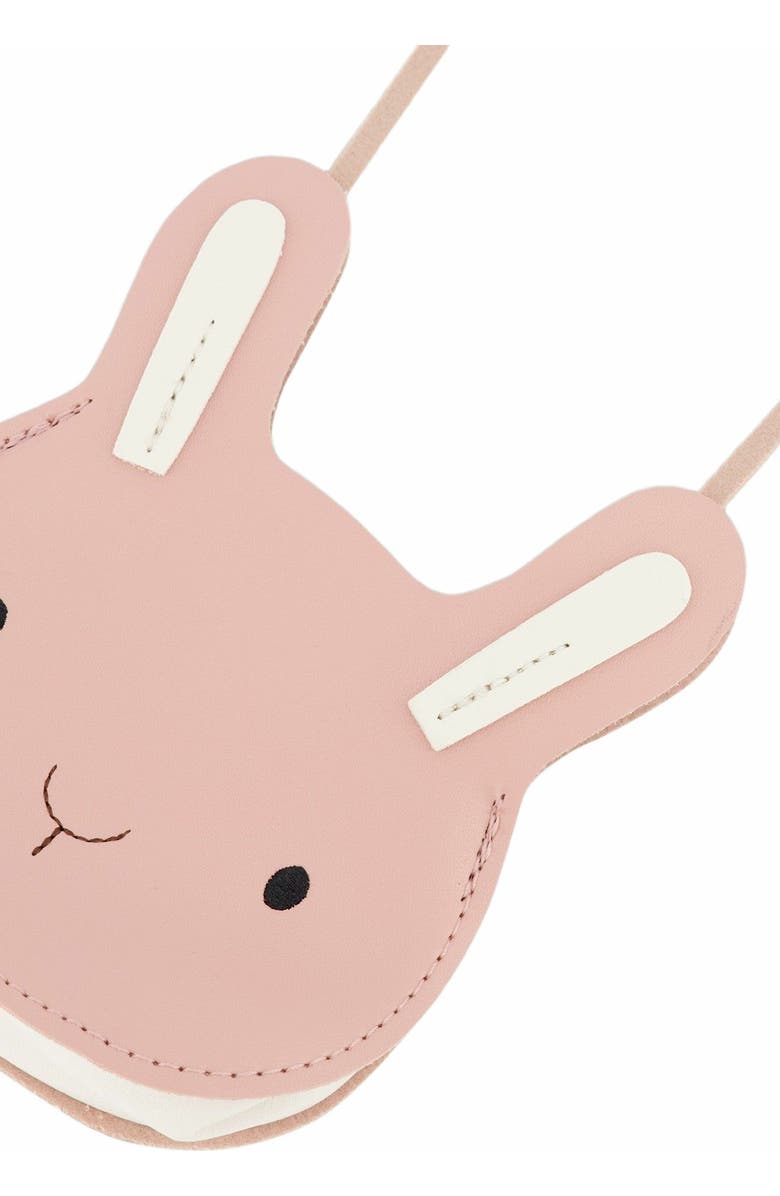 Deux par Deux Girl's Rabbit Crossbody Bag Soft Pink, Alternate, color,
