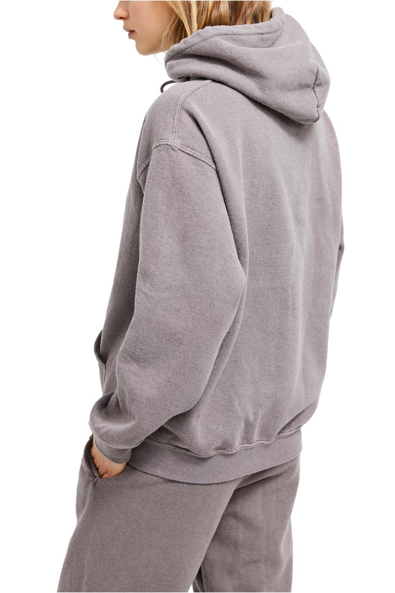 Longline Hoodie, Alternate, color, CHOCOLATE