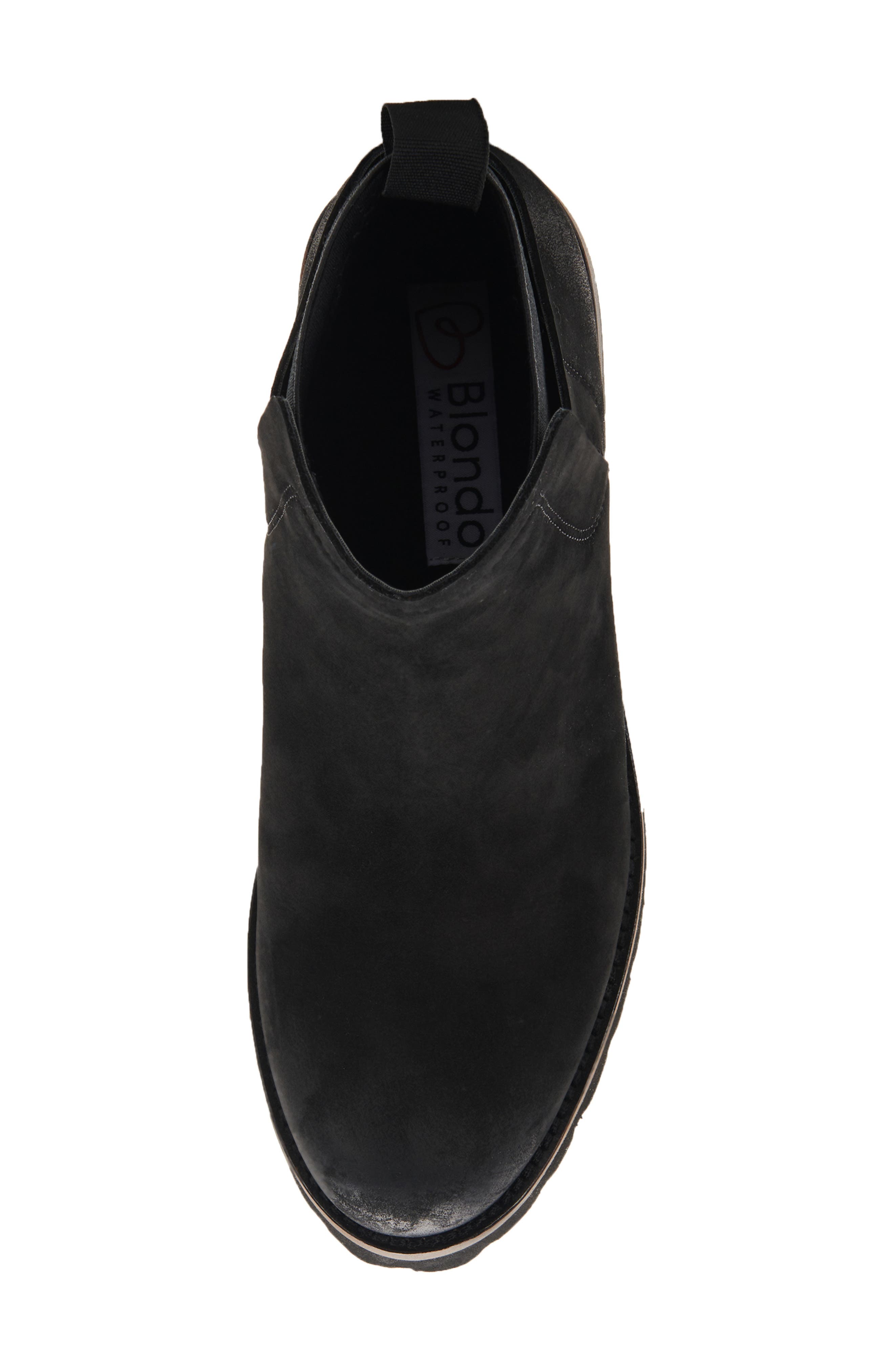 Danika Waterproof Bootie, Alternate, color, BLACK NUBUCK
