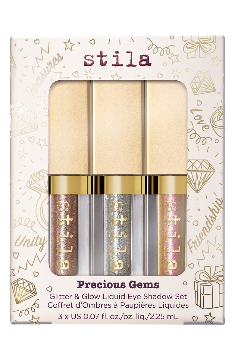 Stila Precious Gems Glitter & Glow Liquid Eyeshadow Set USD $36 Value, Alternate, color,