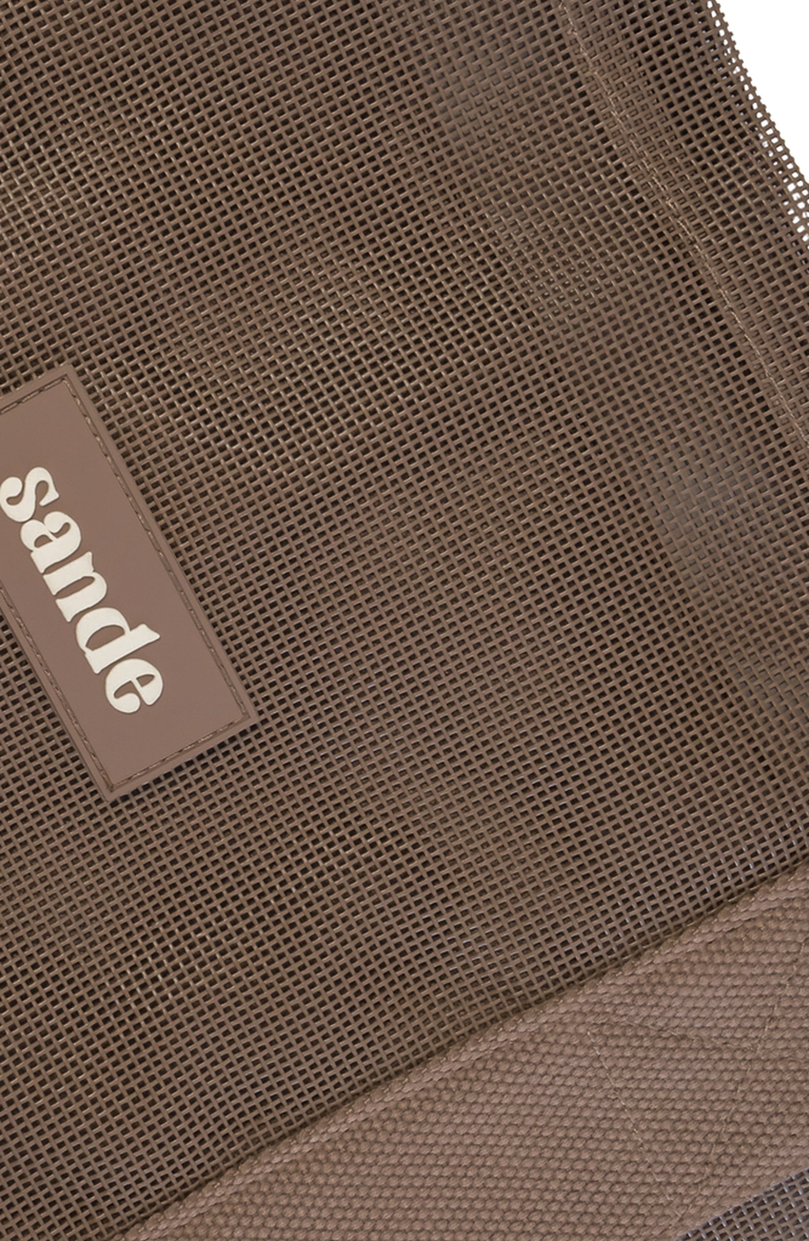 Sande Beach Hauler Mesh Beach Bag, Alternate, color, Espresso