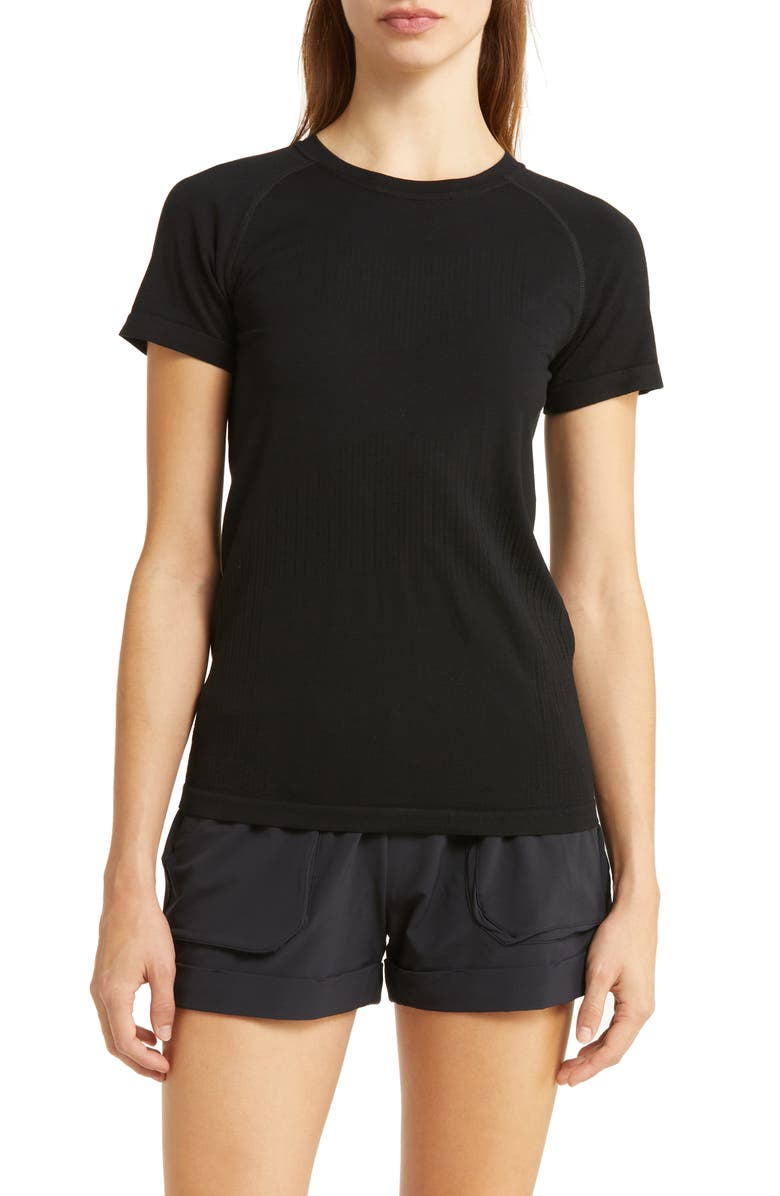 Zella Seamless Performance T-Shirt, Main, color,