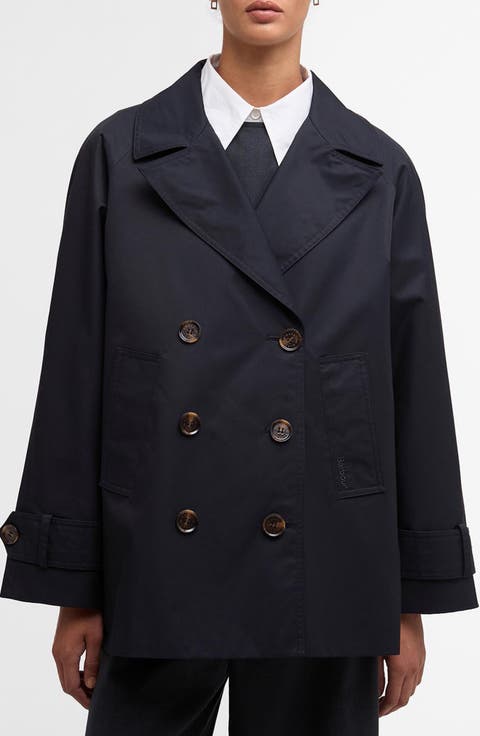 Maisy Showerproof Double Breasted Jacket