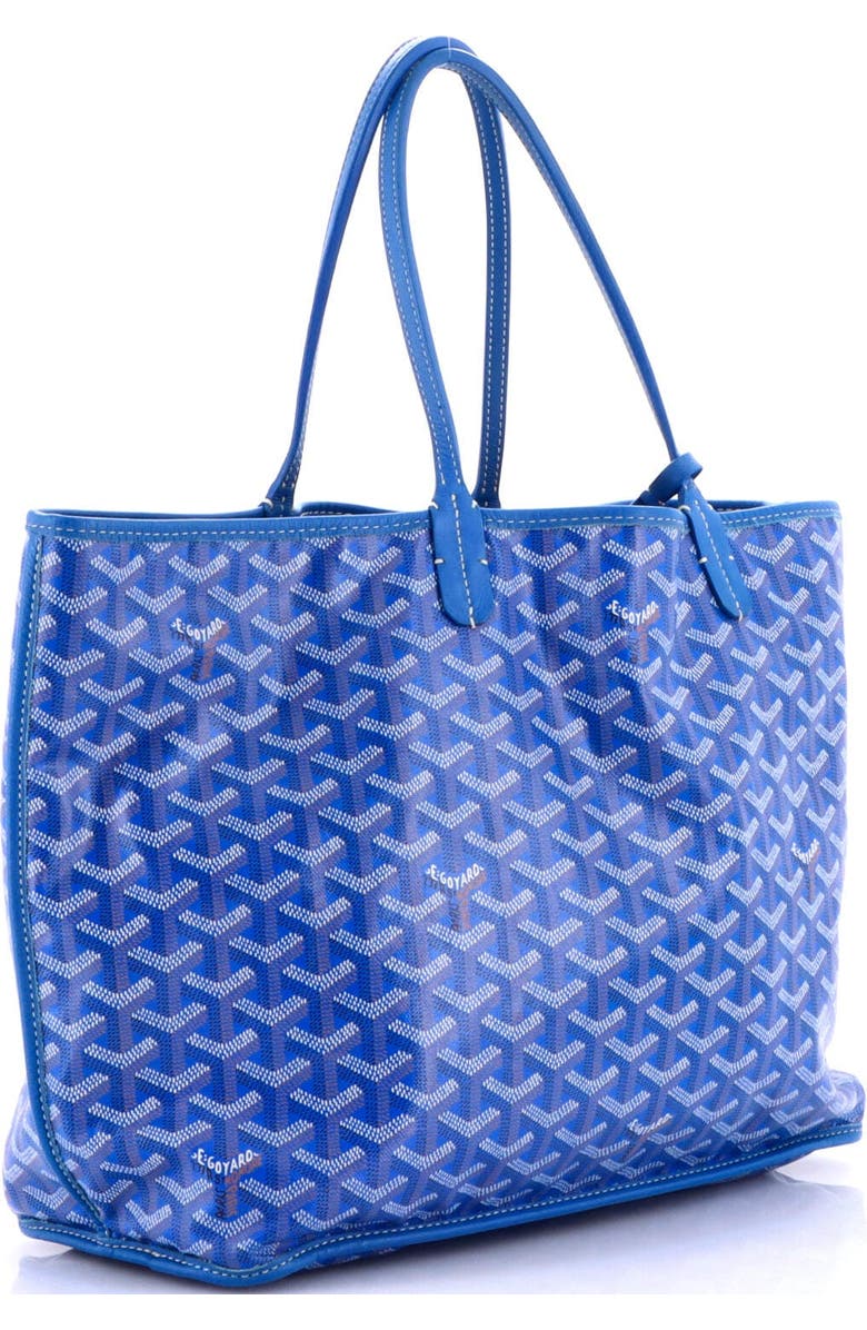 Pre-Owned Goyard Anjou Reversible Tote Coated Canvas PM, Alternate, color, Blue