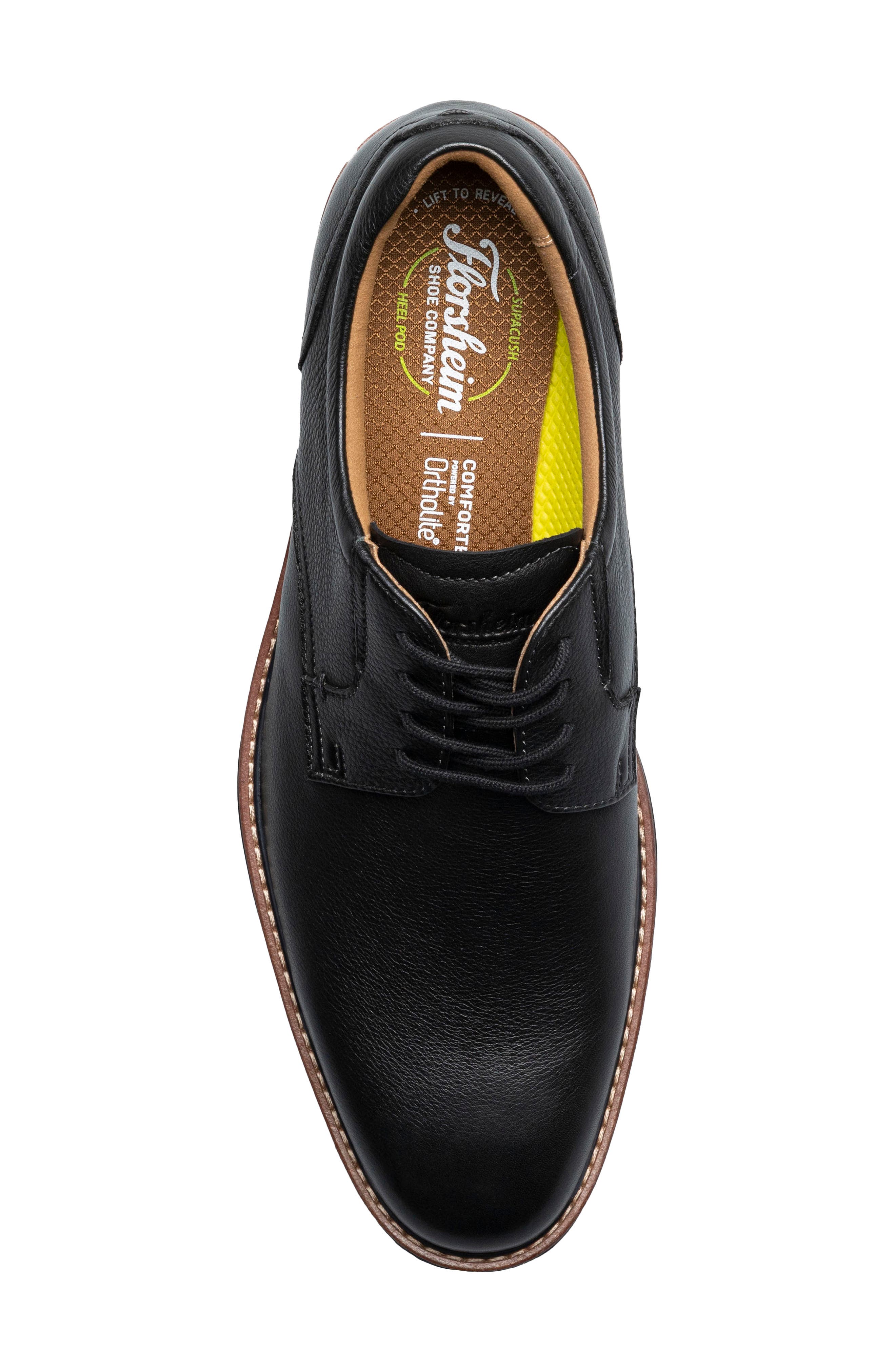 Florsheim Traveler Derby, Alternate, color, Black
