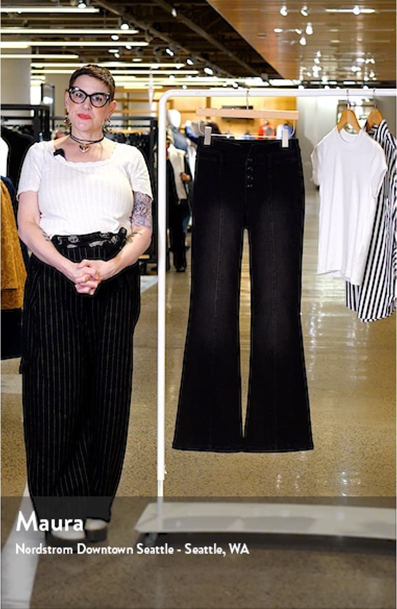 High Waist Flare Jeans, sales video thumbnail